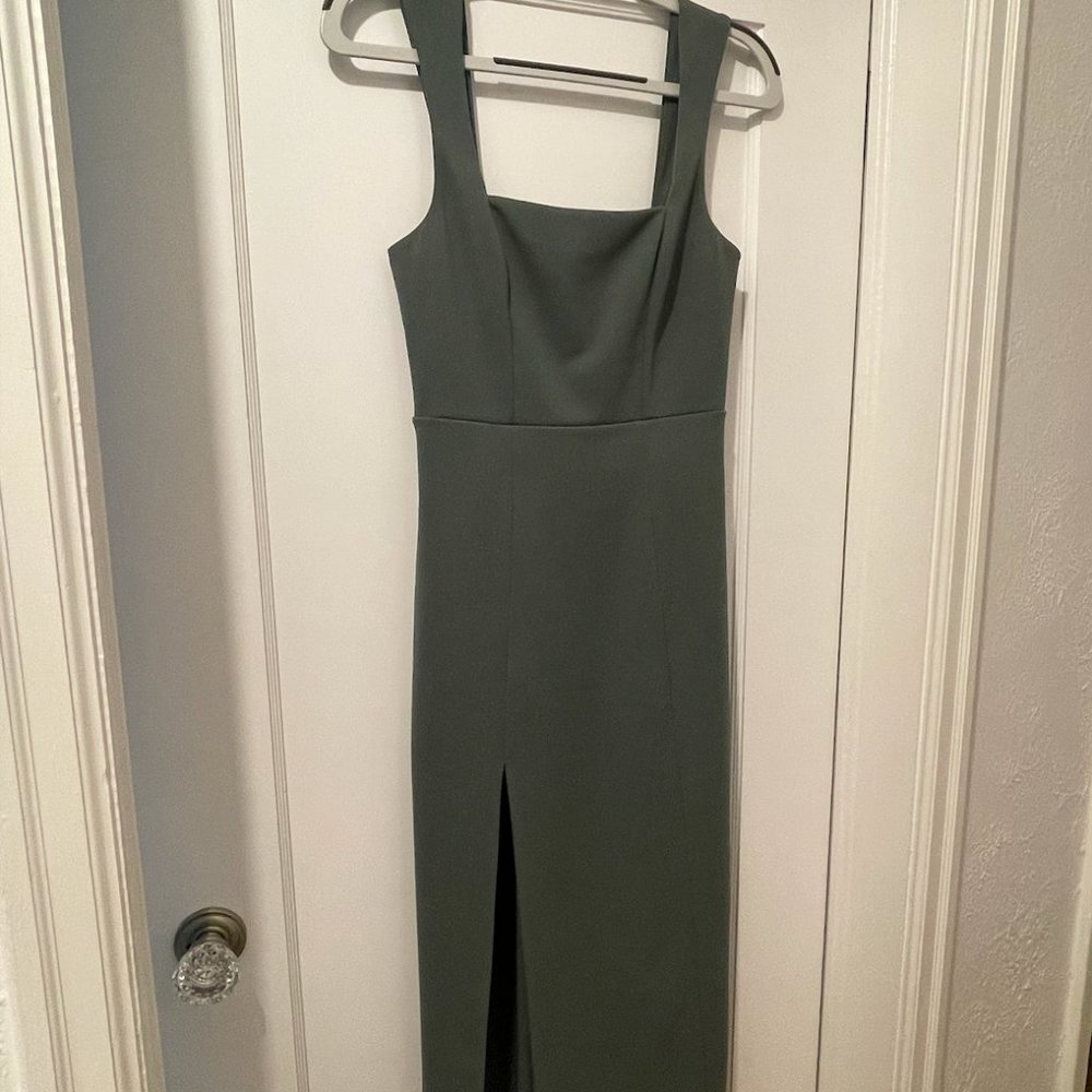 Show Me Your Mumu Eden Dress in Dusty Sage